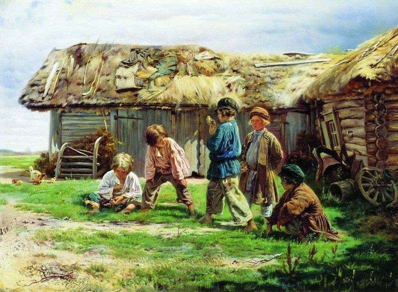 Grandma Game by Vladimir Makovsky