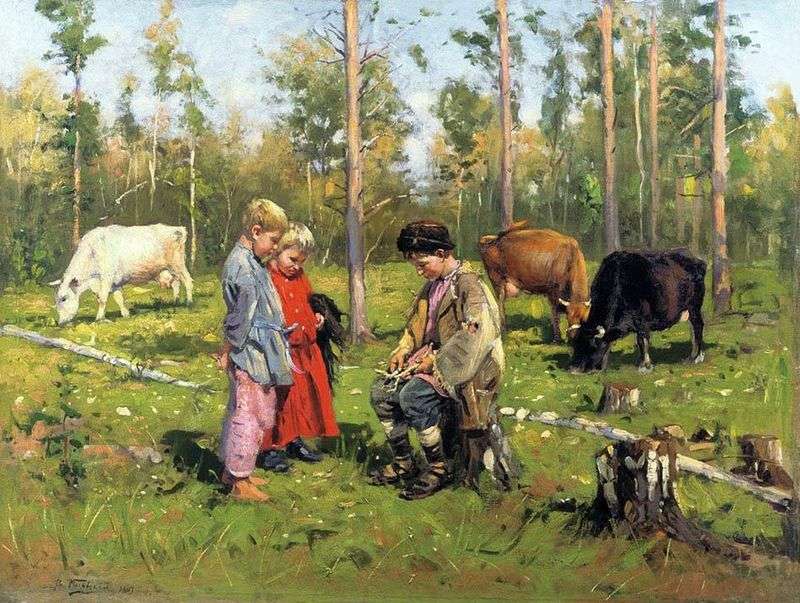 Shepherds by Vladimir Makovsky