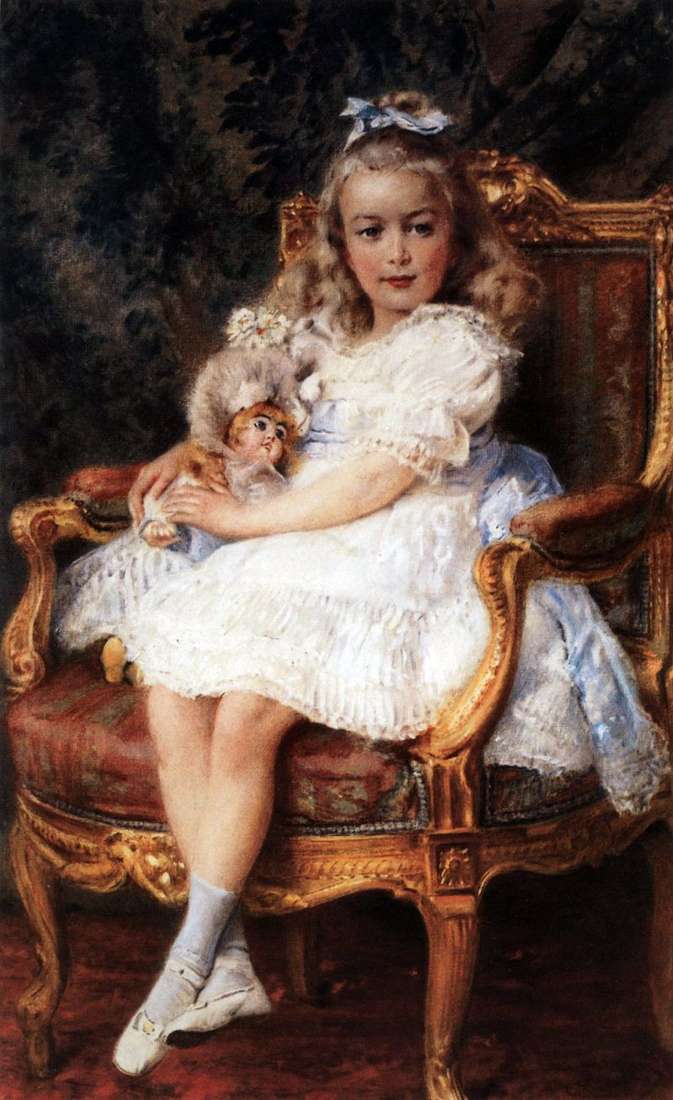 Portrait of Grand Duchess Maria Nikolaevna by Konstantin Makovsky