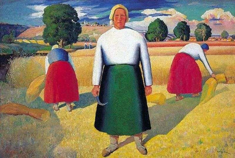 Reapers by Kazimir Malevich