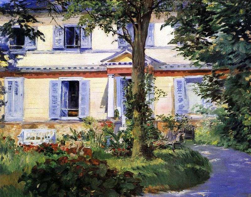House in Ruel by Edouard Manet