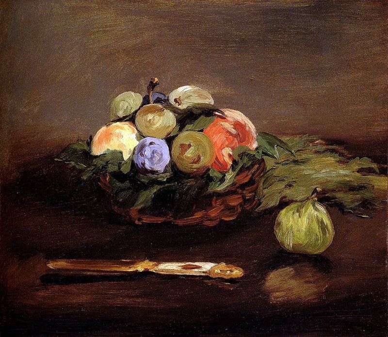 Fruit Basket by Edouard Manet