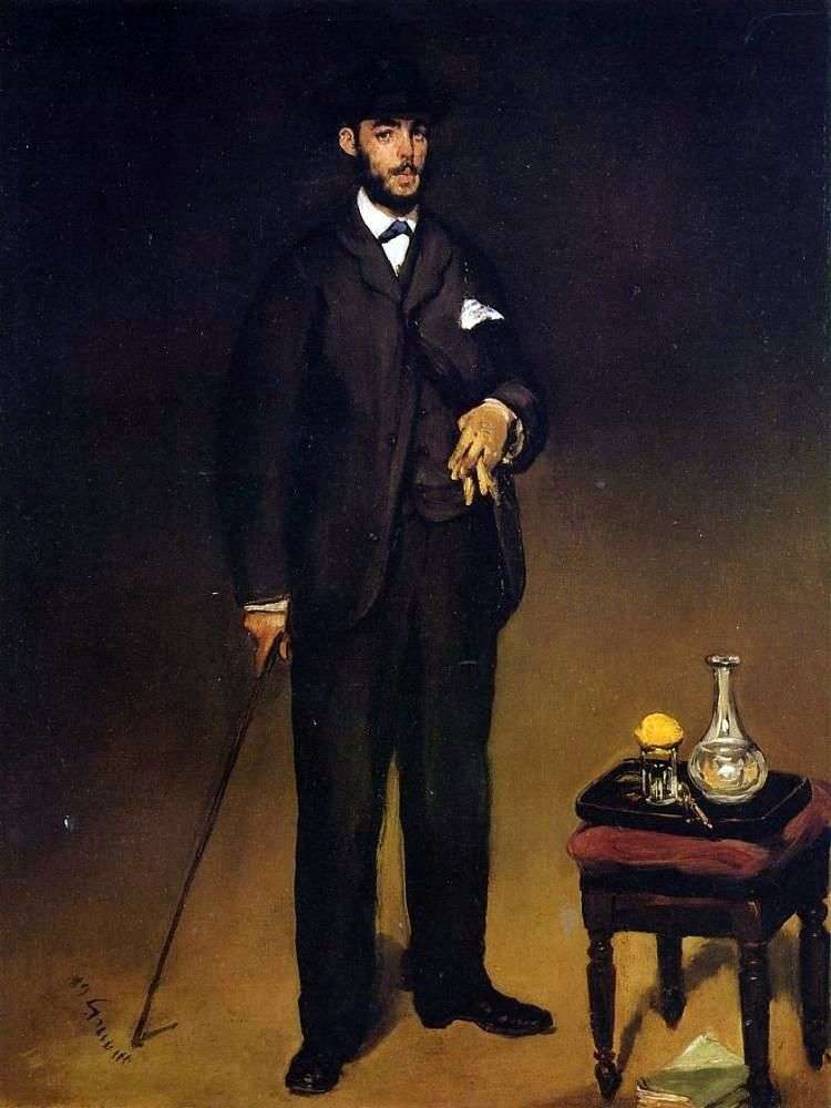 Portrait of Theodore Dure by Edouard Manet