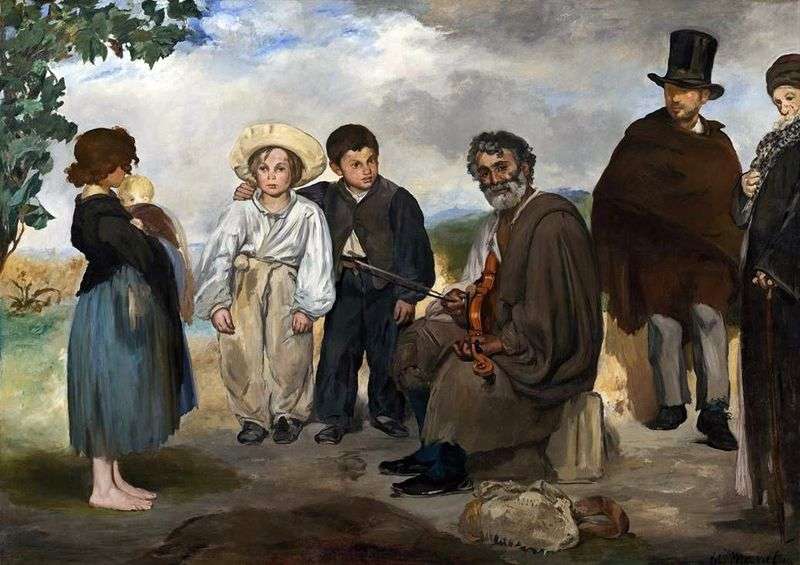 Old musician by Edouard Manet