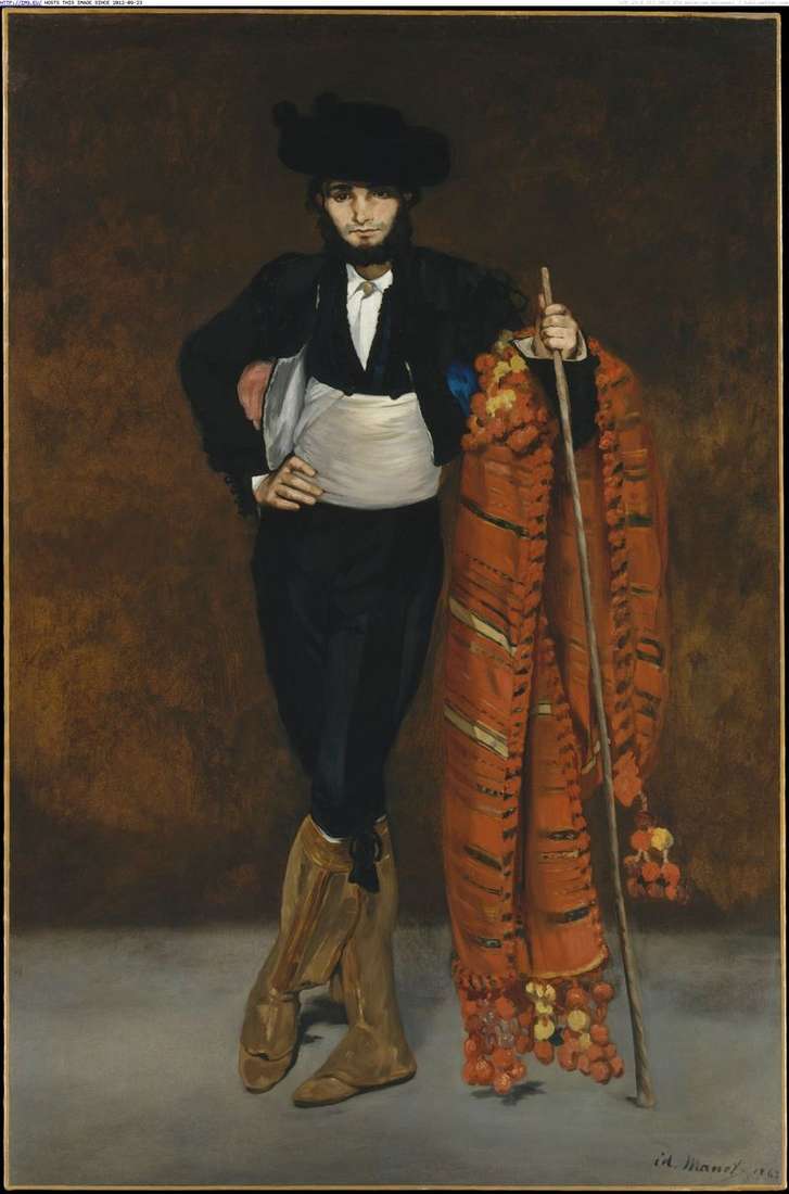 The young man in a suit macho by Edouard Manet