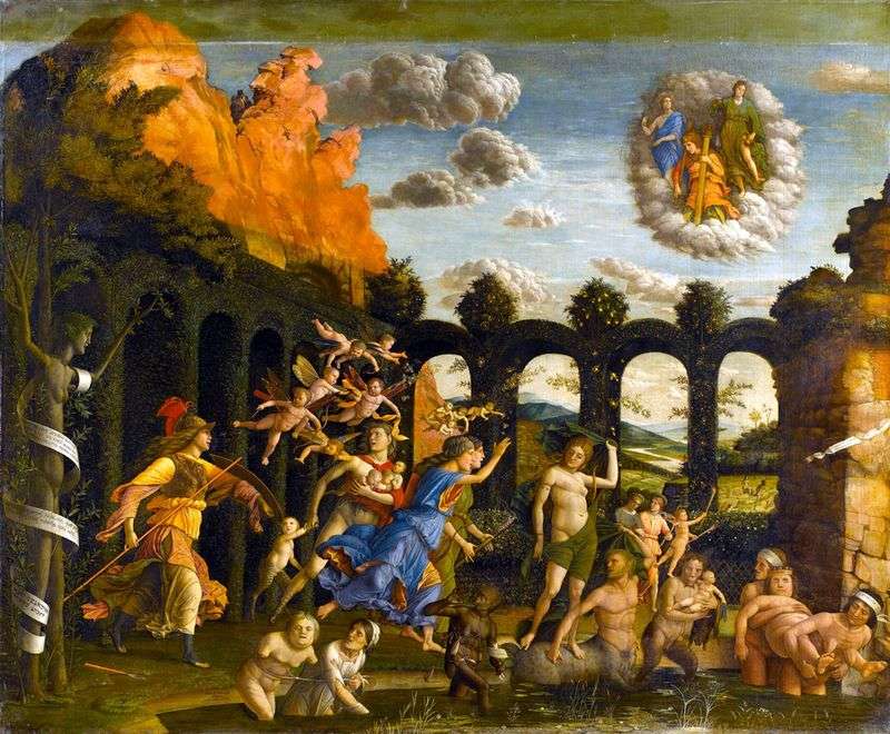 Pallas Expelling Vices from the Garden of Virtues by Andrea Mantegna