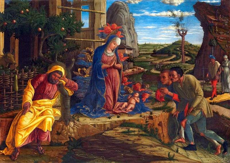 Adoration of the Shepherds by Andrea Mantegna