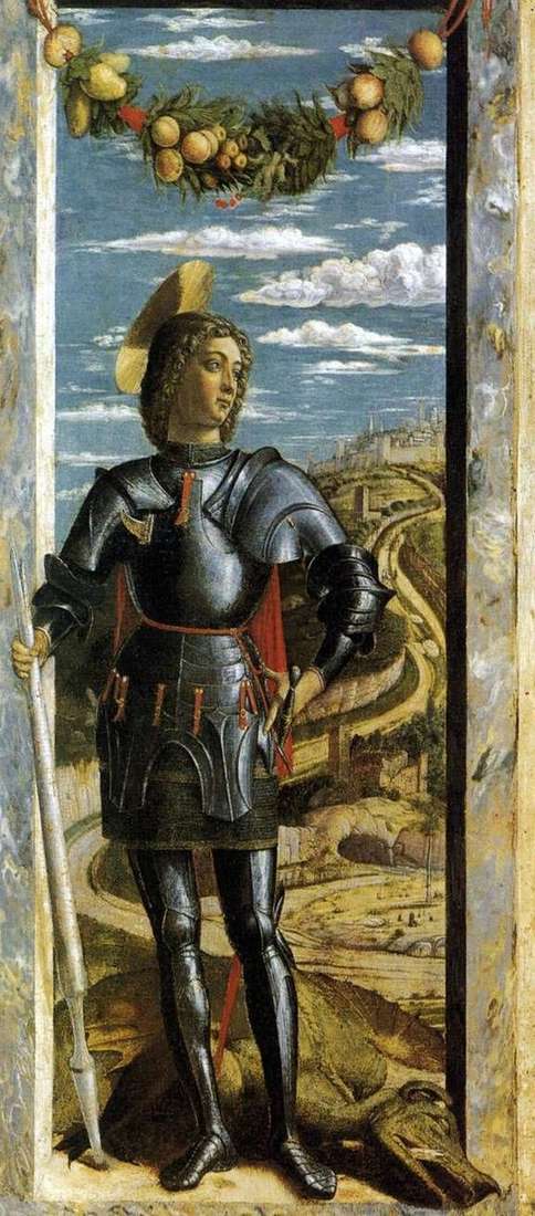 Saint George by Andrea Mantegna