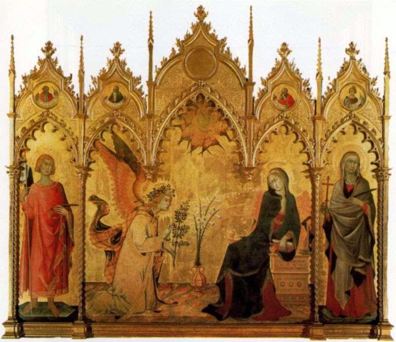 The Annunciation by Simone Martini
