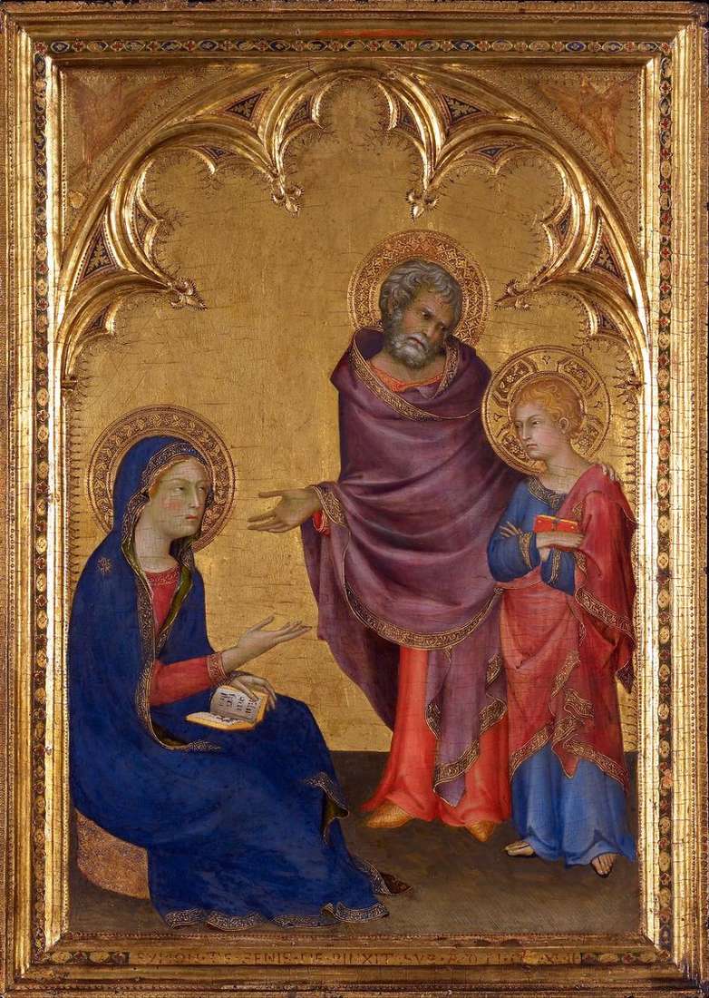 Holy Family by Simone Martini