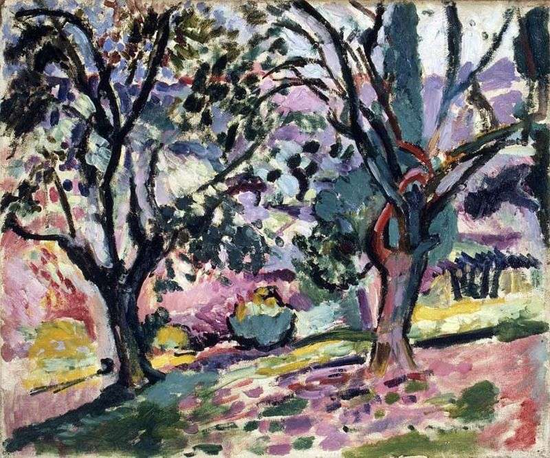 Olive trees in bloom by Henri Matisse