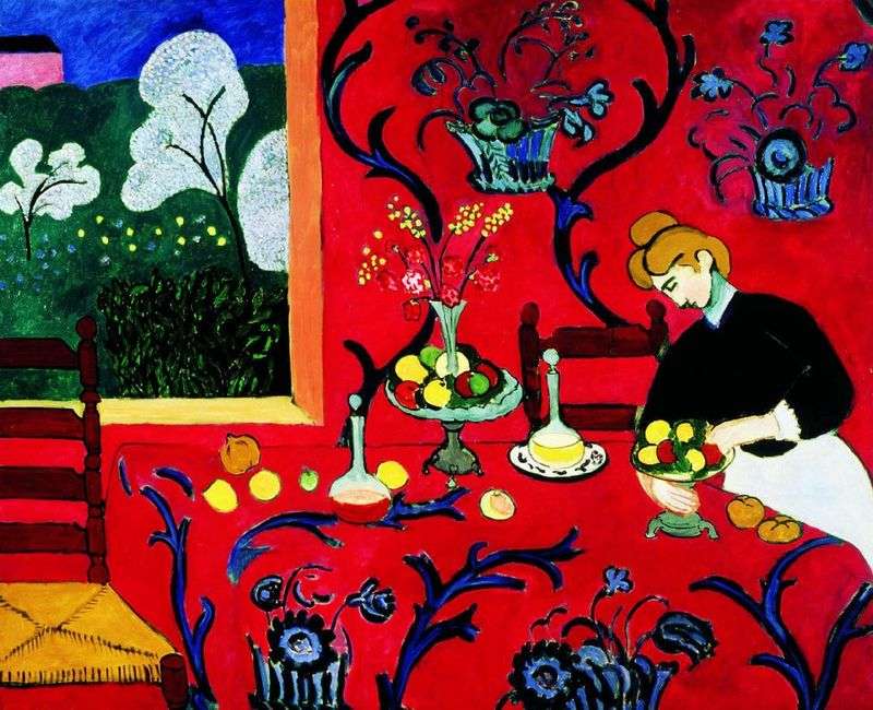 Red Harmony (Dessert) by Henri Matisse