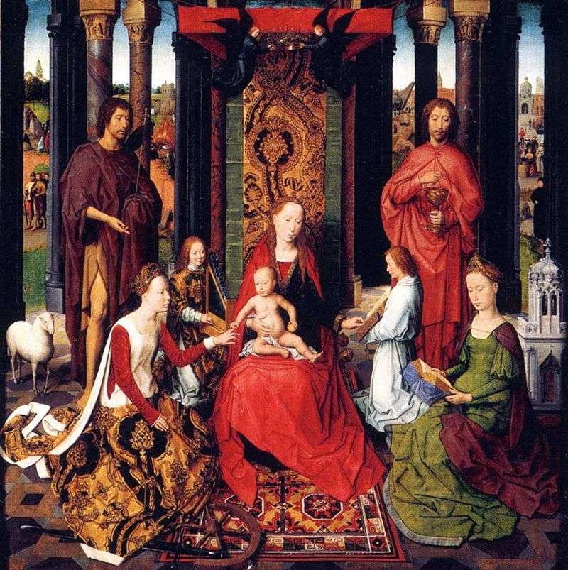 Altar of the Two Johannes by Hans Memling