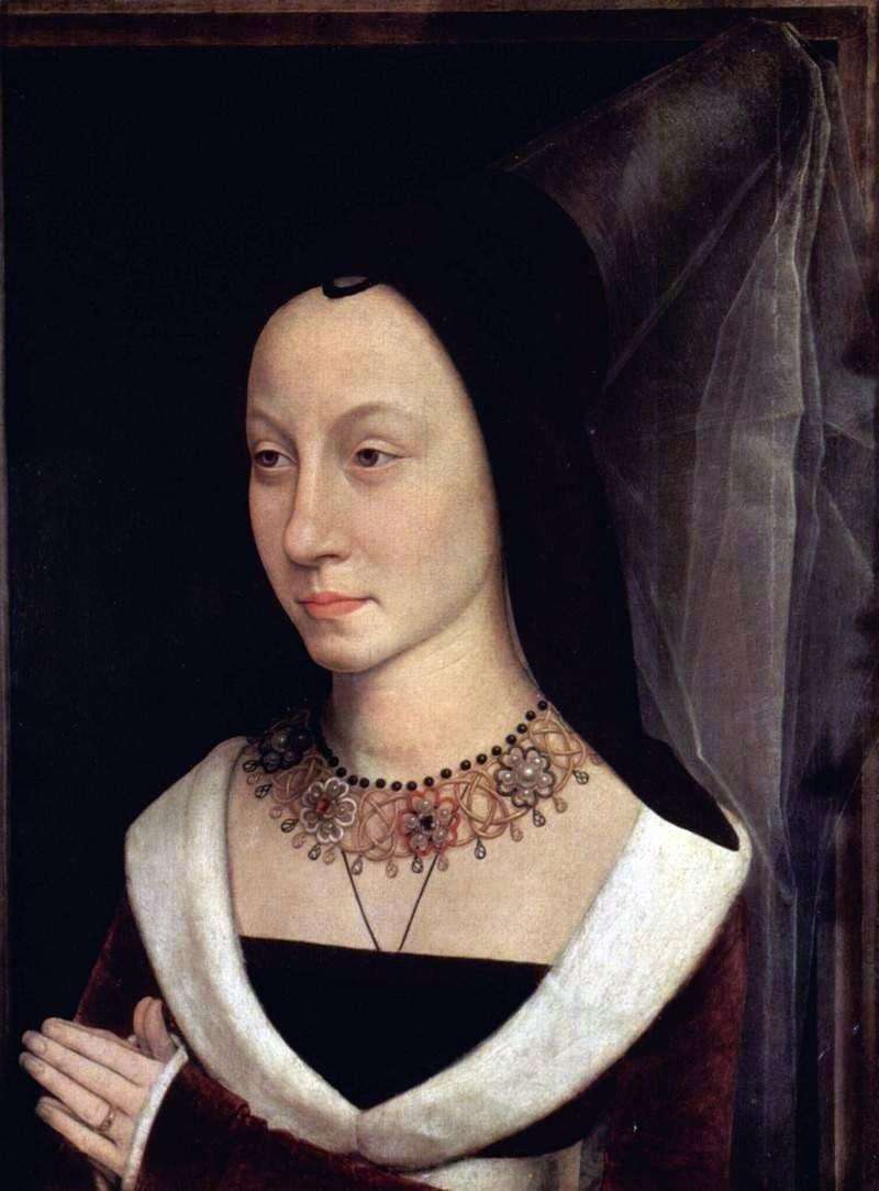 Portrait of Maria Baroncelli by Hans Memling