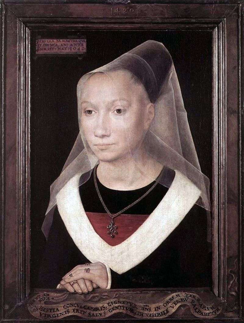 Portrait of Maria Morel by Hans Memling