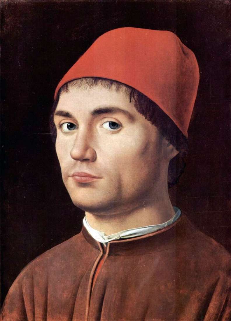 Male portrait by Antonello da Messina