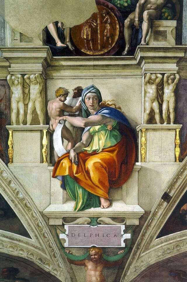 The Delphic Sibyl by Michelangelo Buonarroti Buonarroti