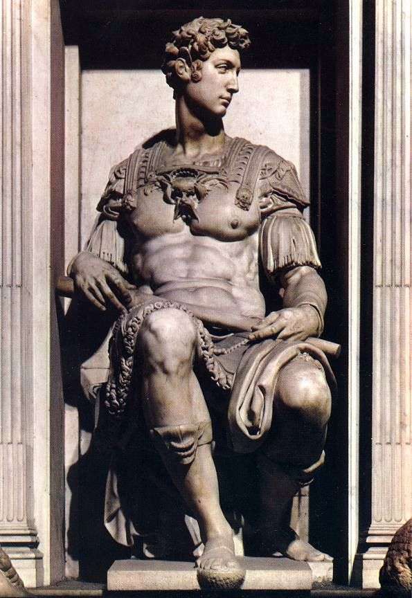 Giuliano Medici by Michelangelo Buonarotti