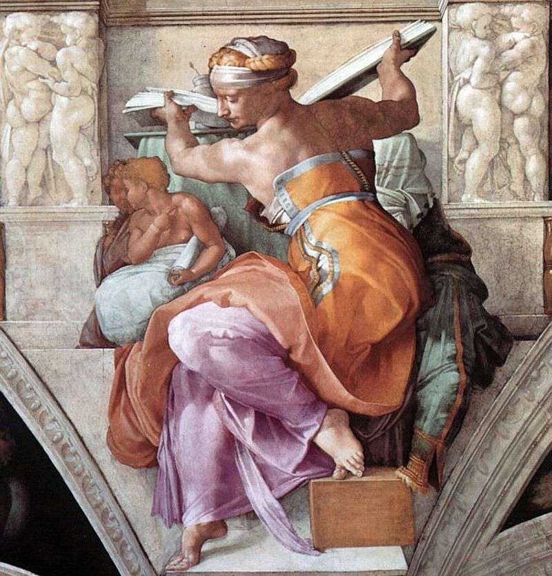 Libyan Sibyl by Michelangelo Buonarroti