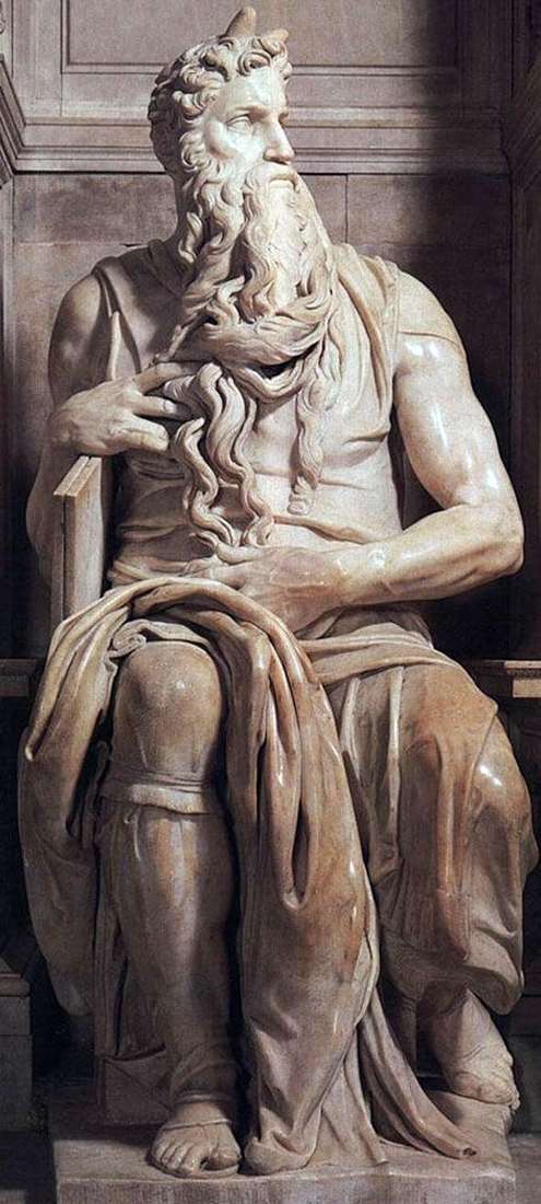 Moses (sculpture) by Michelangelo Buonarroti