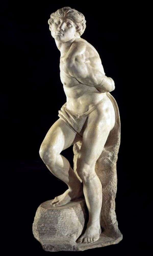Bound Slave (Sculpture) by Michelangelo Buonarroti