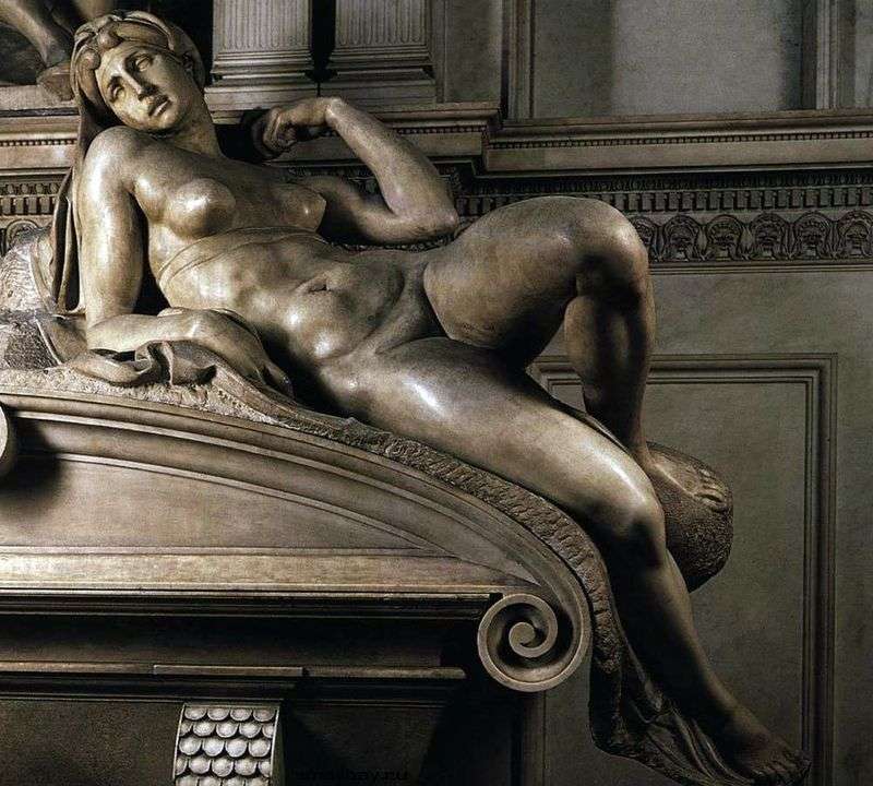 Morning (sculpture) by Michelangelo Buonarroti