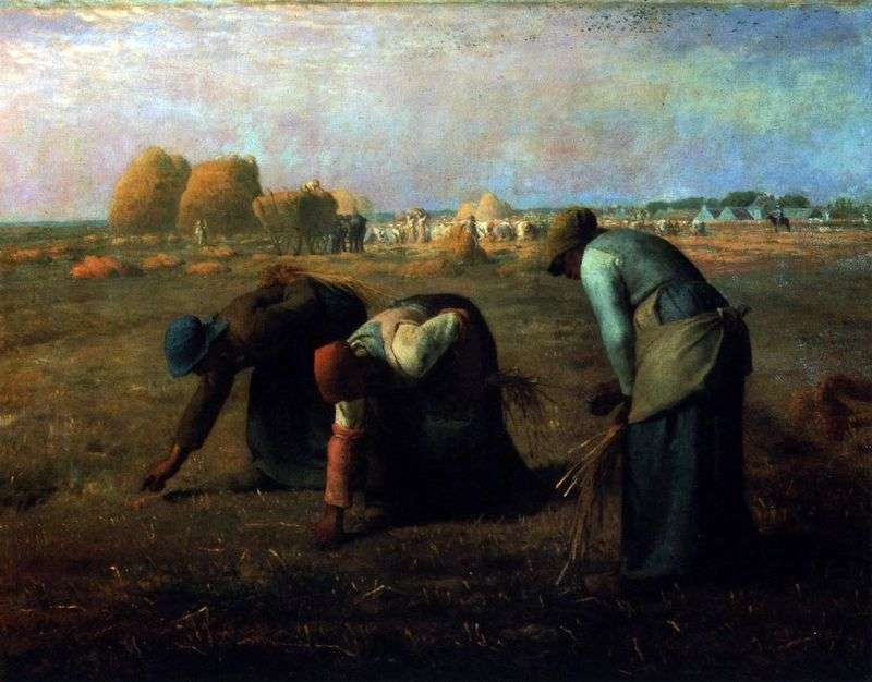 Collector of ears of corn by Jean Francois Millet