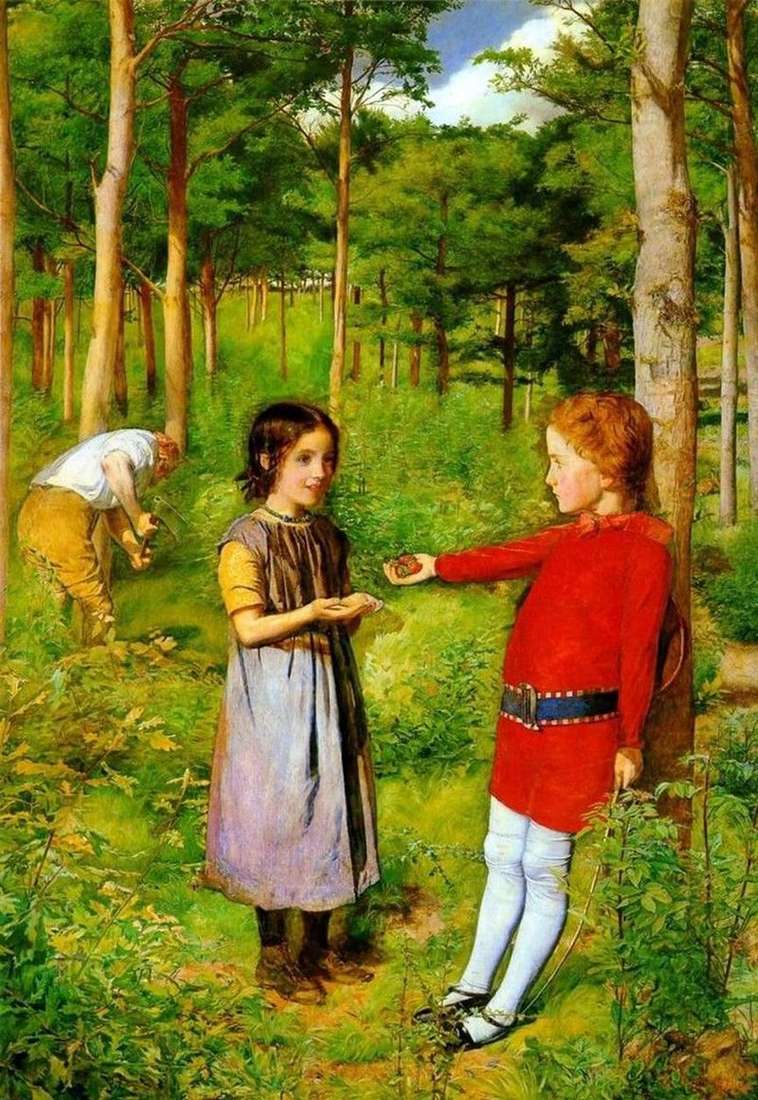 The Woodcutter S Daughter By John Everett Millais ️ Milles John Everett