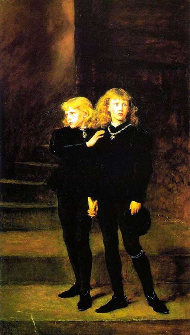 Princes in the Tower by John Everett Millais
