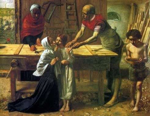 Christ in the parental home by John Everett Millais