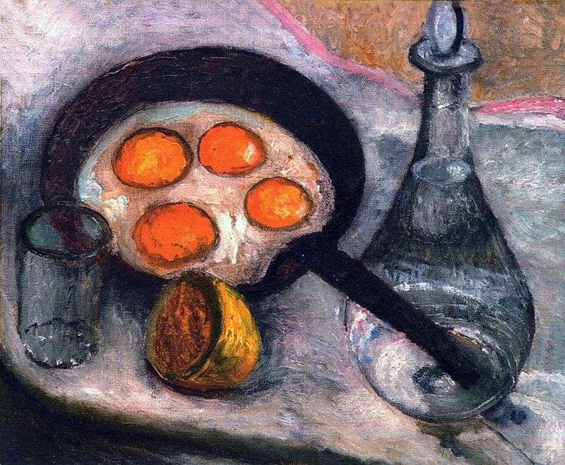 Still Life with Fried Eggs by Paula Modersohn Becker