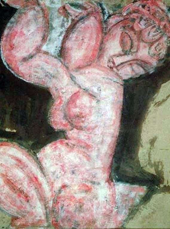 Nude Caryatid by Amedeo Modigliani