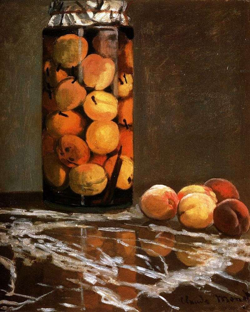 Peach Can by Claude Monet