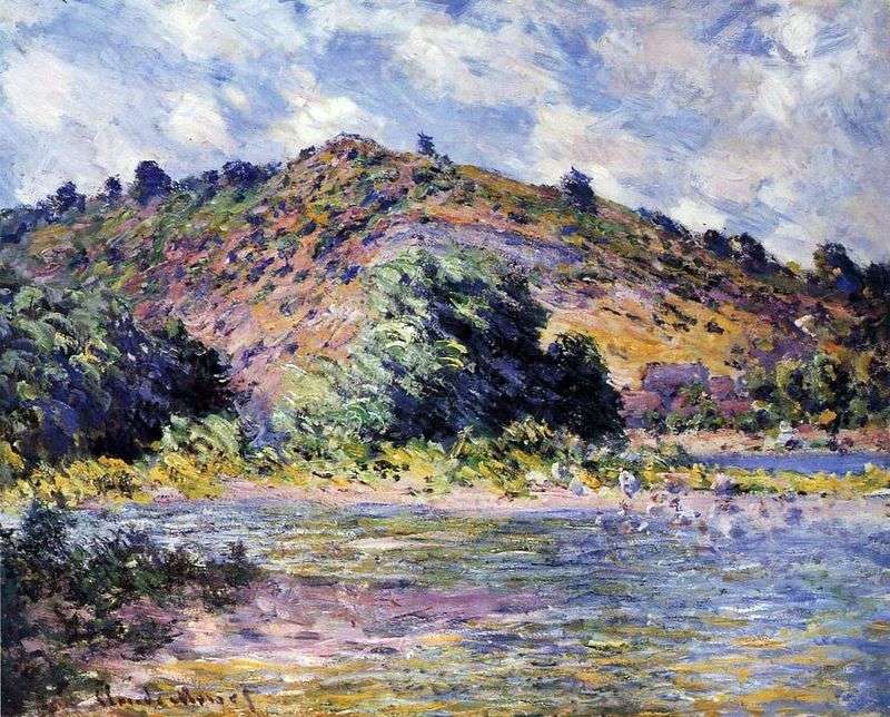 The banks of the Seine, Port Ville by Claude Monet