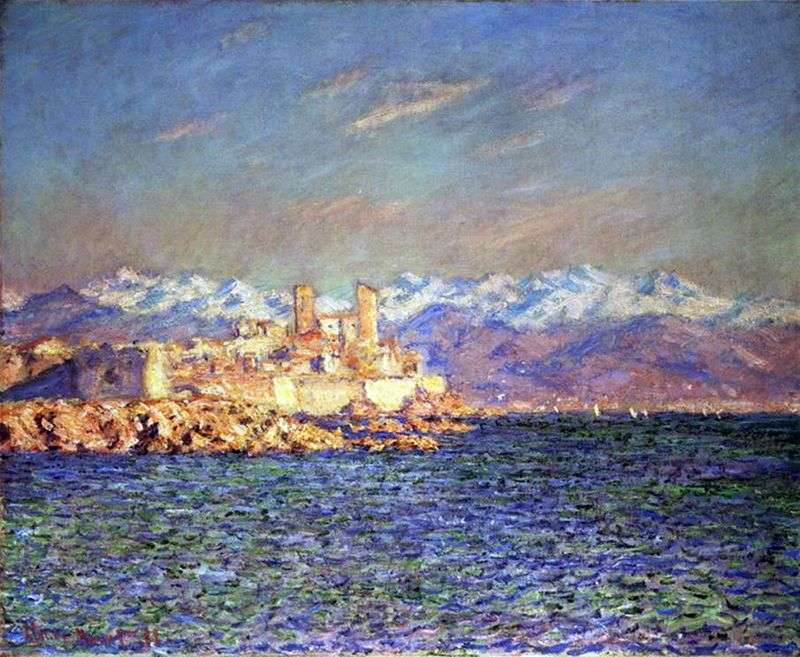 Ancient fortress of Antibes by Claude Monet