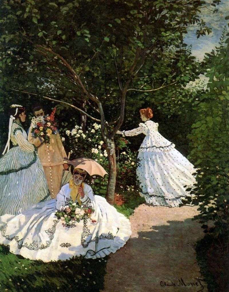 Women in the Garden by Claude Monet