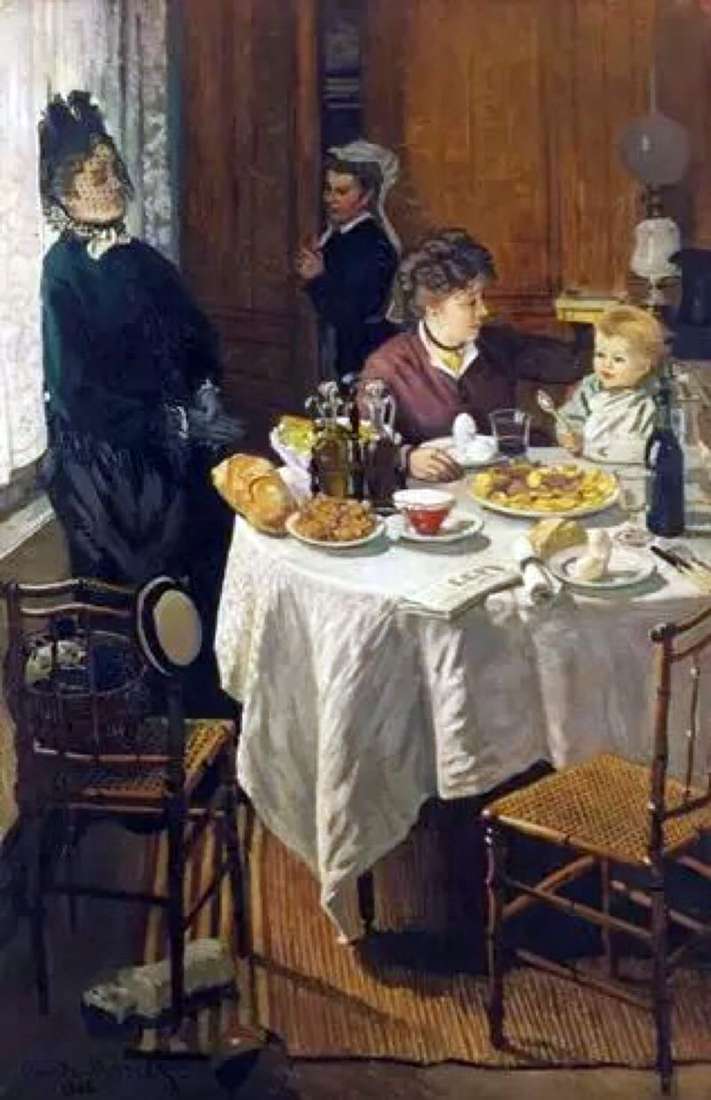 Breakfast by Claude Monet