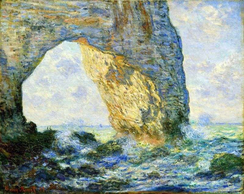 Mannport by Claude Monet