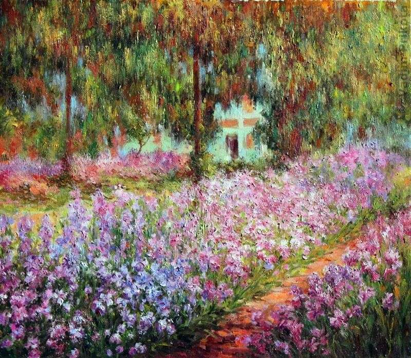 Artists Garden at Giverny by Claude Monet