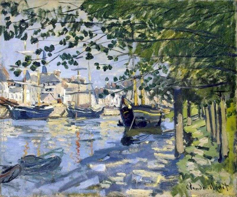 Seine at Rouen by Claude Monet