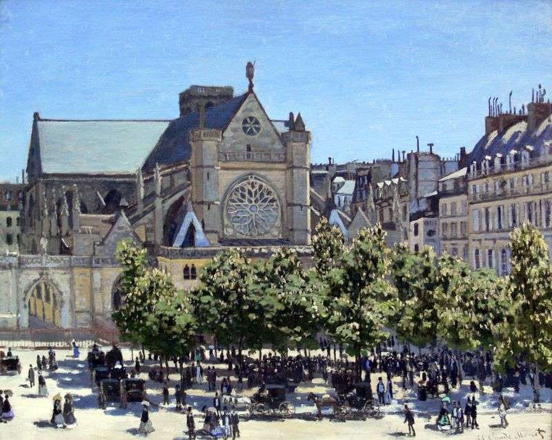 Saint Germain LAuxerroy by Claude Monet