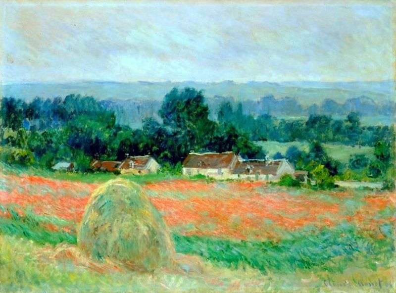 Haystack at Giverny by Claude Monet
