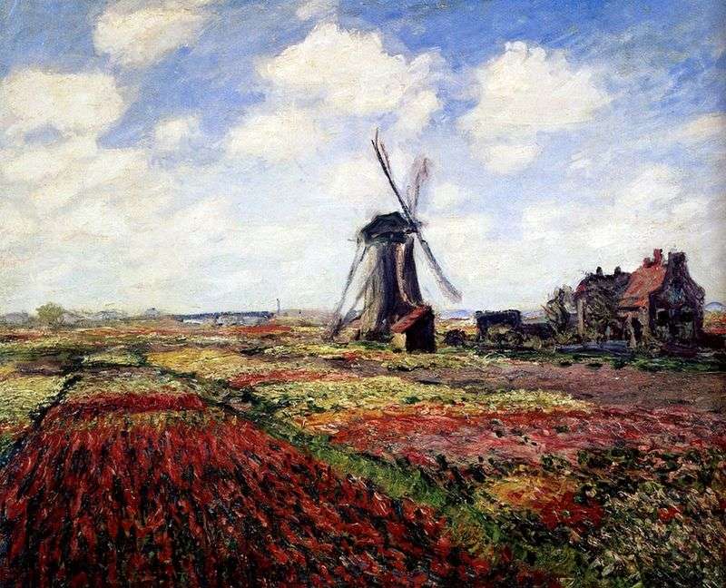 Holland Tulips by Claude Monet