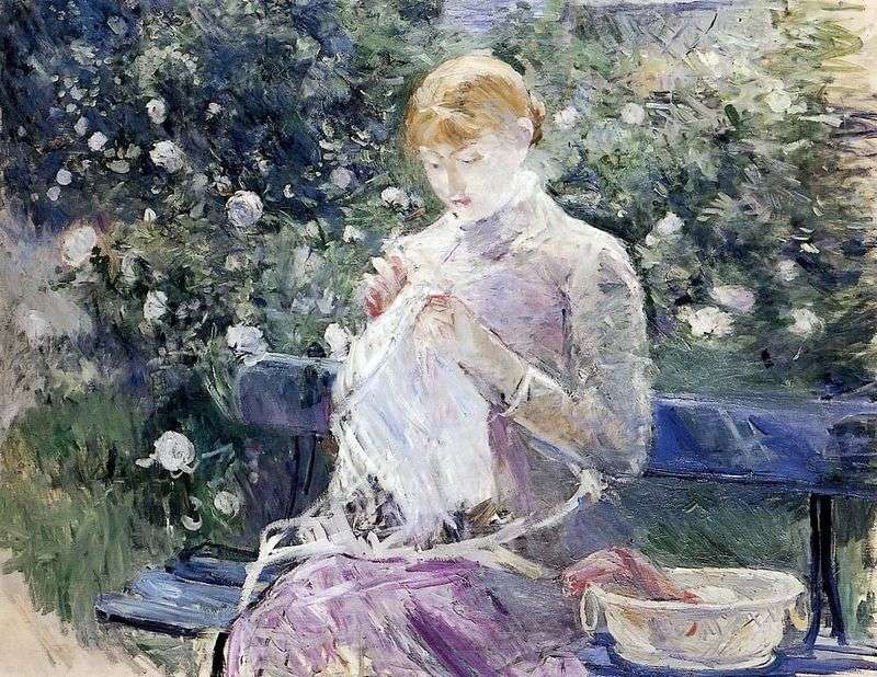 Sewing by Berthe Morisot