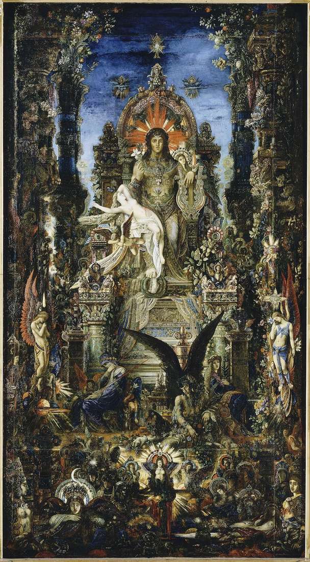 Jupiter and Semela by Gustave Moreau