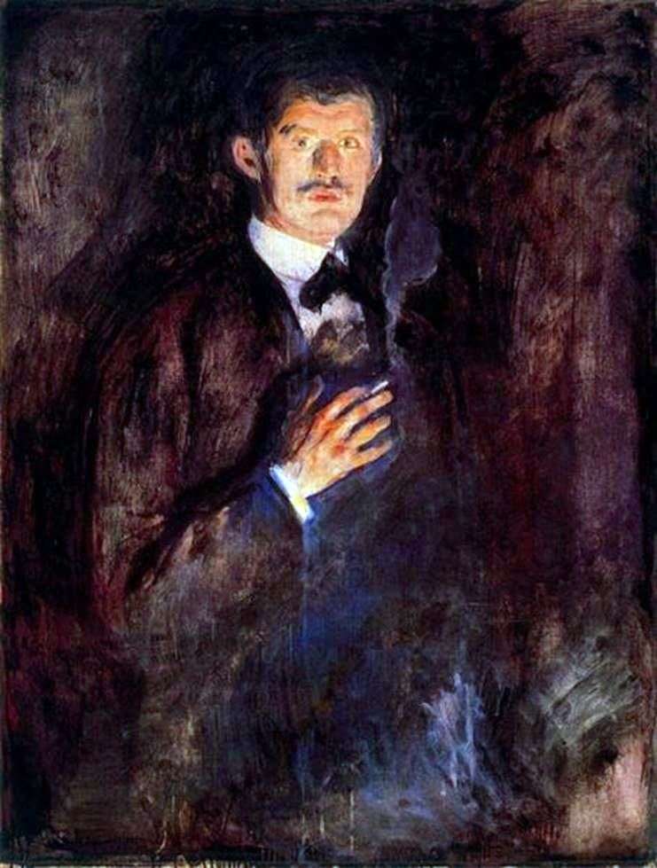 Self Portrait by Edvard Munch