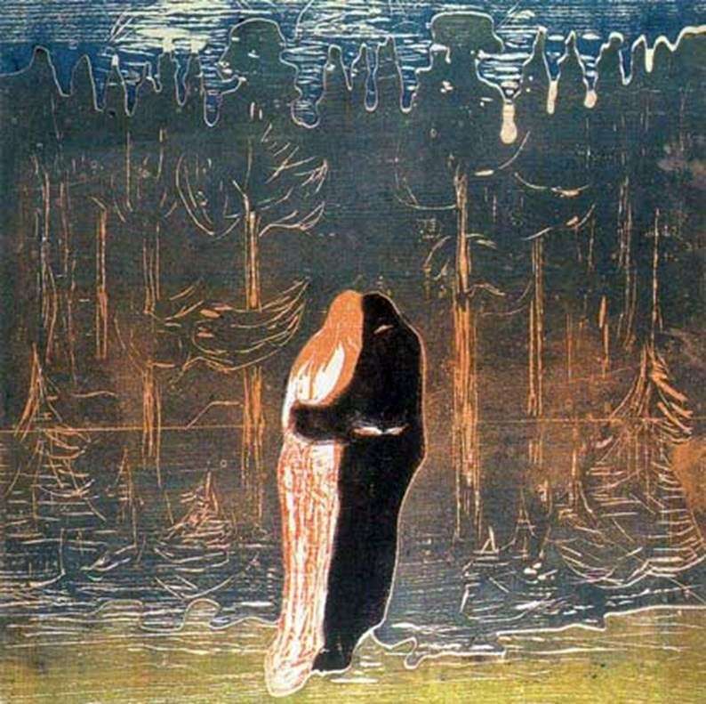 Lovers by Edvard Munch