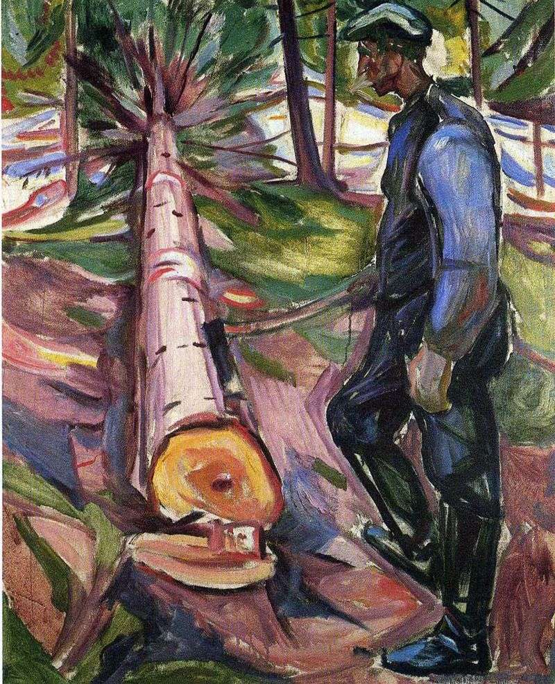 Woodcutter by Edvard Munch