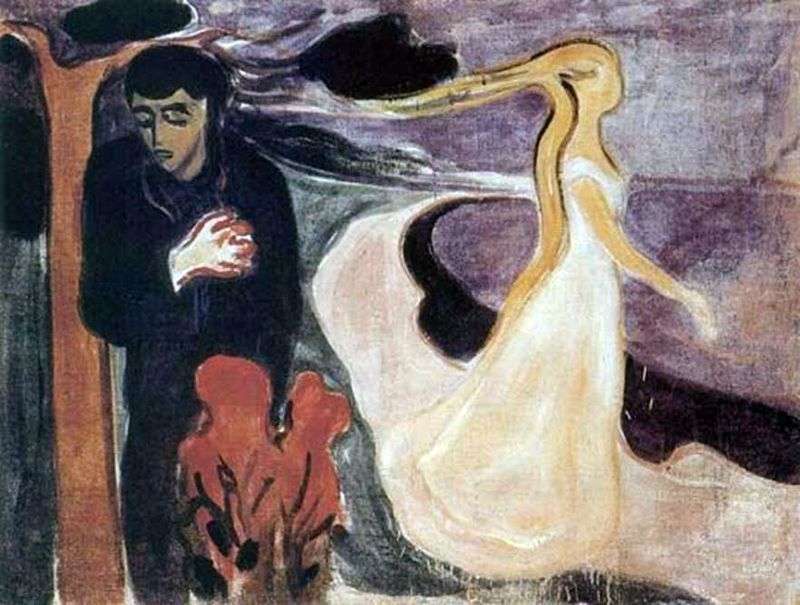 Parting by Edvard Munch