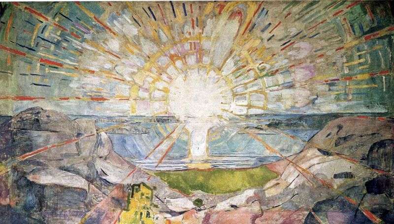 The Sun by Edvard Munch